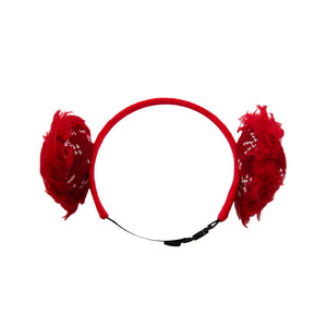 Holiday Earmuffs Red XS/S & M/L by Outward Hound