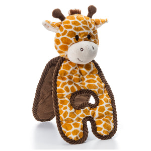 Cuddle Tugs - Giraffe/Cow Dog Toy