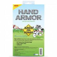 Load image into Gallery viewer, Bags on Board Hand Armor Dog Waste Pick up Bags - Extra Thick Handle Tie Bags - 100 Bags
