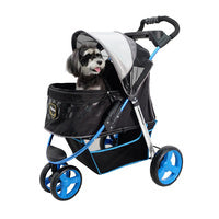 Load image into Gallery viewer, Monarch Premium Pet Jogger - Blue F1 Moto
