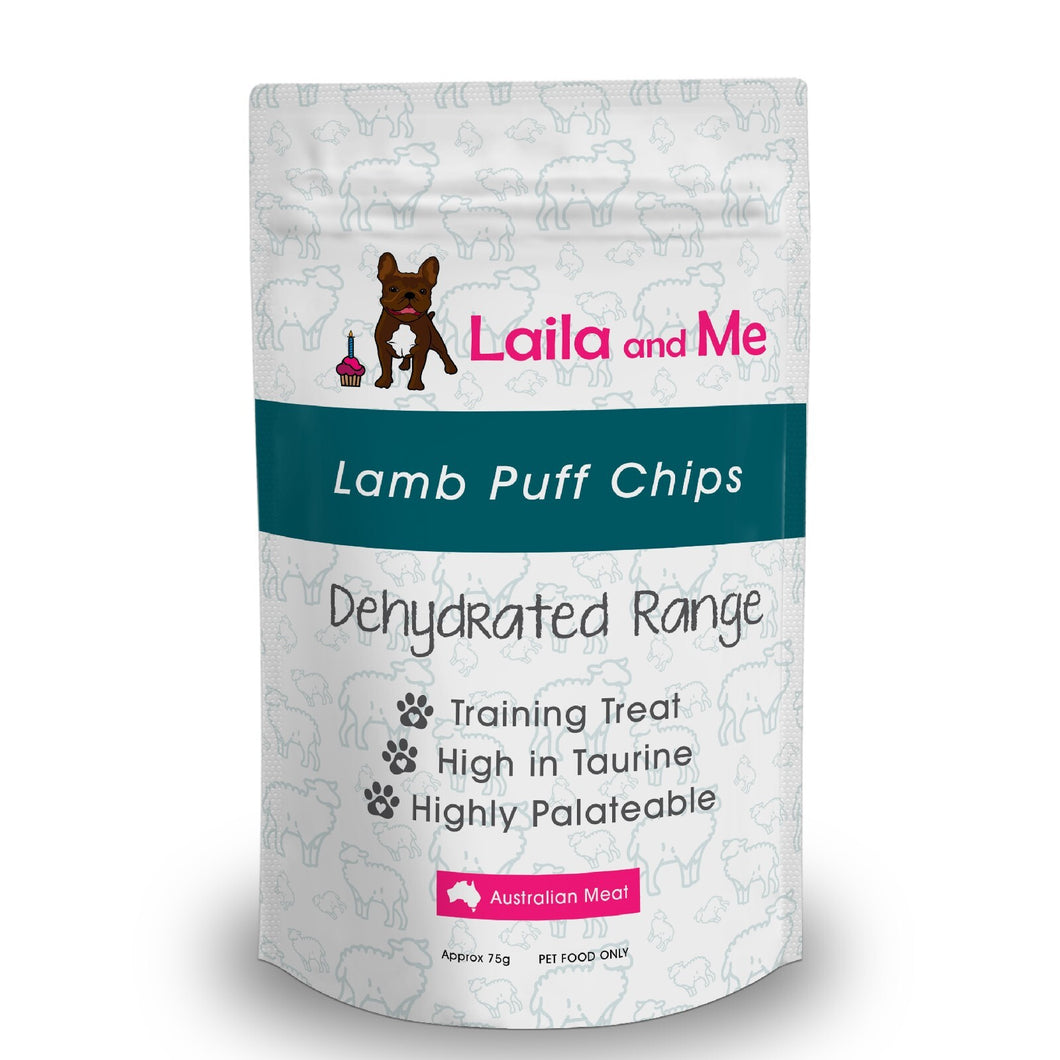 Dehydrated Australian Lamb Chips with 100% Lamb for Cats & Dogs 75g