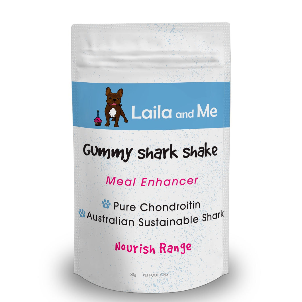 Gummy Shark Shake Powdered Meal Enhancer for Dogs 50g