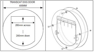 Transcat Replacement Flap for Large (Dog) Door