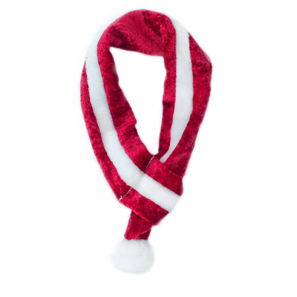Zippy Paws Santa Christmas Scarf for Dogs & Cats