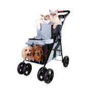Double Decker Pet Stroller for Multiple Pets
