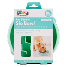 Load image into Gallery viewer, Cat fun feeder wave Slow Food Bowl Mint XS
