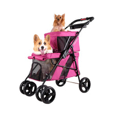 Load image into Gallery viewer, Double Decker Pet Stroller for Multiple Pets
