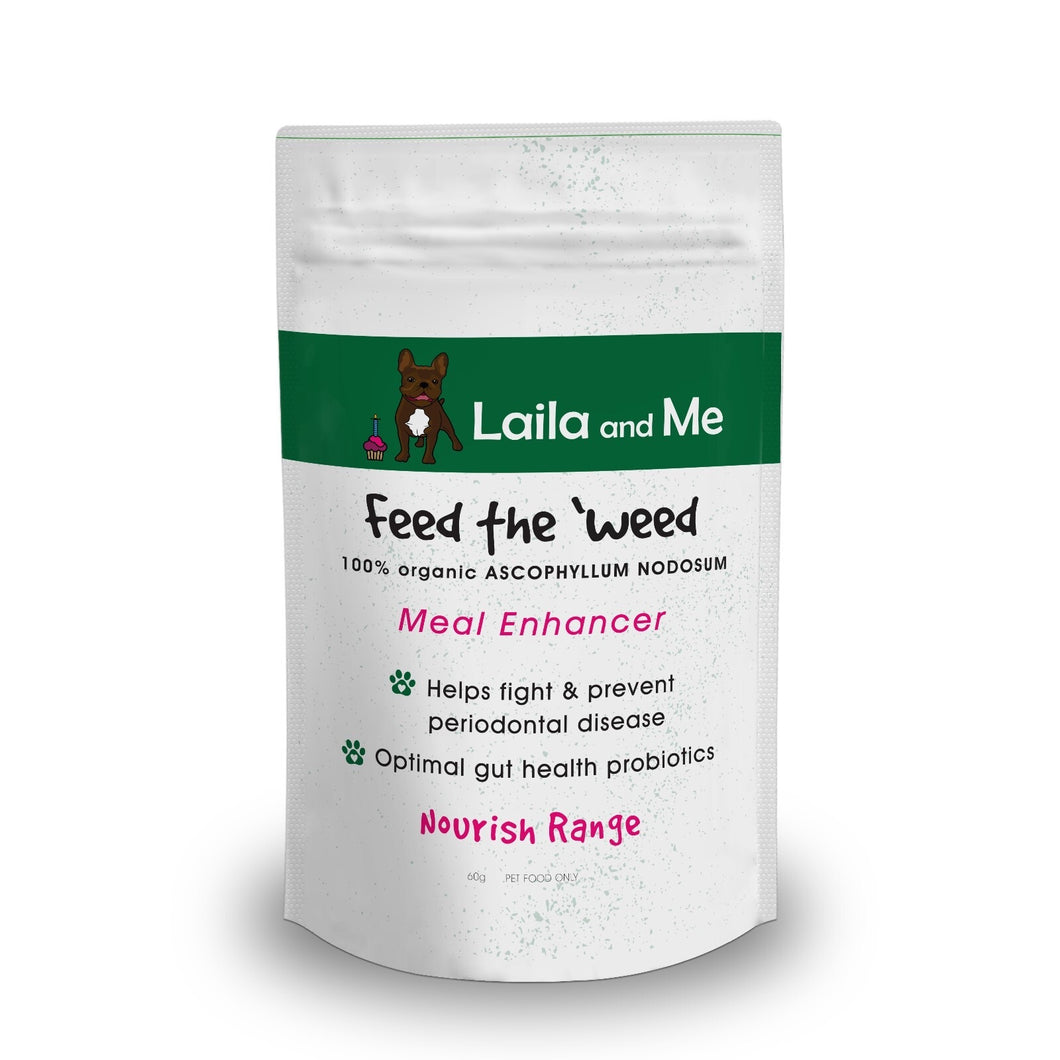 Laila & Me Meal Topper “Feed the Weed”-Seaweed Supplement