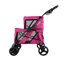 Load image into Gallery viewer, Double Decker Pet Stroller for Multiple Pets
